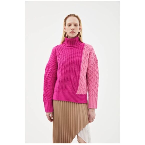 Andersson Bell Alto Wool blend contrast sweater - Picture 6 of 11